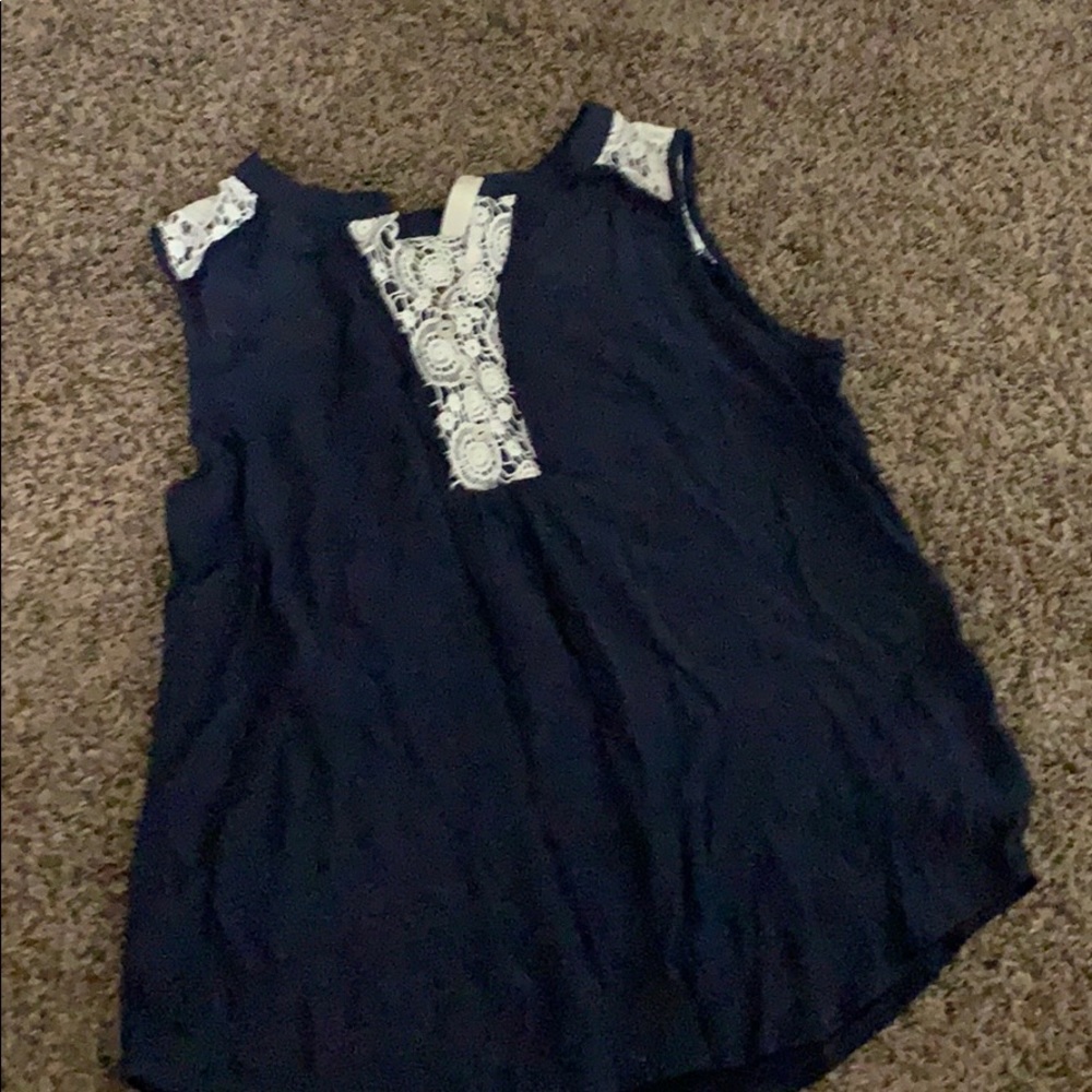 Blue dressy shirt
